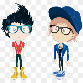 Hipsterism Stickers - Sharon Romang - Cartoon, HD Png Download