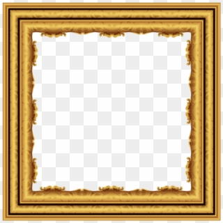 Gold Picture Frame Png, Transparent Png