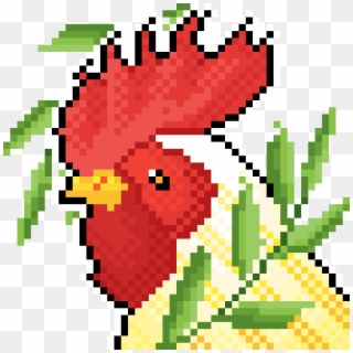 Chicken Olive Branch - Cartoon, HD Png Download