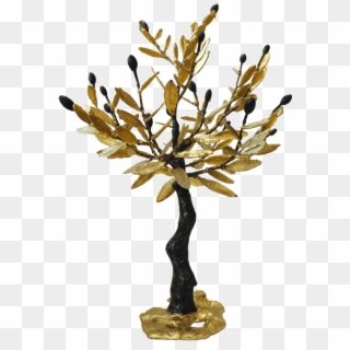 Bronze Olive Tree - Bronze Olive Tree Sculpture, HD Png Download