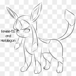 Pokemon Glaceon Coloring Pages Sketch Coloring Page - Glaceon And Umbreon Coloring Pages, HD Png Download
