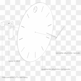 The Clock Face Can Be In Cooper, Aluminium Or Shiny - Circle, HD Png Download