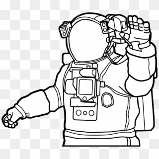 Travel, Space Suit Astronaut Helmet Cosmonaut Tech - Space Suit Drawing, HD Png Download