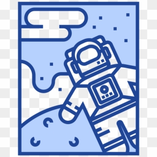 Download Svg Download Png - Astronaut, Transparent Png