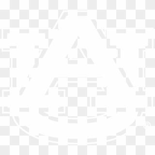 Contact - Auburn Logo Black And White, HD Png Download