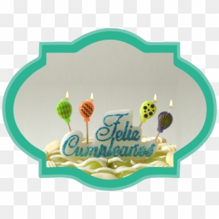 Vela Letrero Feliz Cumpleaños Globos - Birthday, HD Png Download