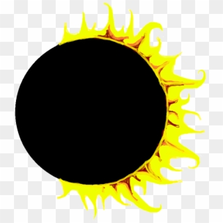 Solar Eclipse Clipart At Getdrawings - Sunflower, HD Png Download
