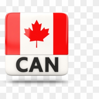 Canada Square Icon With Iso Code 640 - Square Canada Flag Icon, HD Png Download
