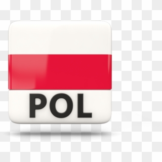 Poland Square Icon With Iso Code 640 - Иконка Польша, HD Png Download
