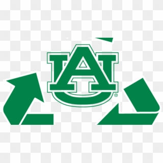 Au Goes Green Recycle Logo - Auburn Decal, HD Png Download