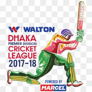 Tournament Logo Of Dhaka Premier Division Cricket League - Dhaka Premier League Logo, HD Png Download