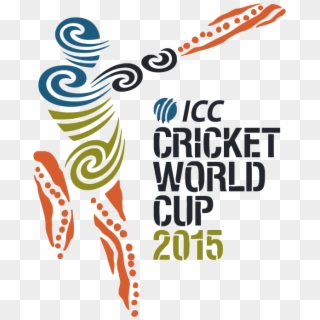 2015 Cricket World Cup Logo Vector - 2015 Cricket World Cup, HD Png Download