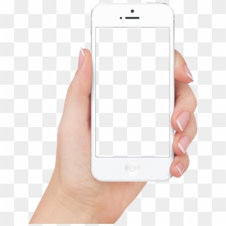 Phone In Hand Png - Iphone With Hand Png, Transparent Png