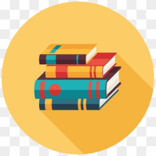Borrow Library Books - Book Flat Design Png, Transparent Png