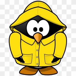 This Free Icons Png Design Of Penguin In The Rain, Transparent Png