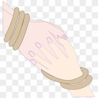 Holding Hands Computer Icons Thumb Wedding - Wedding Holding Hands Clipart, HD Png Download