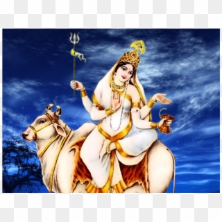 Mahagauri Maha Puja ,navrathi Eighth Pooja Buy Pooja - Mata Maha Gauri, HD Png Download