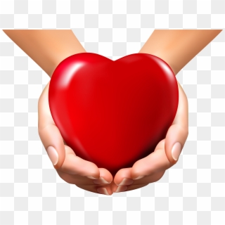 Online Hands With Heart Png Clipart Image, Transparent Png