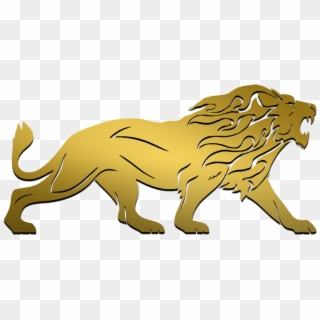 Lion Movies - Gold Lion Logo Png, Transparent Png