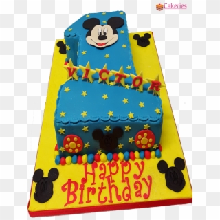 Mickey Mouse Cake - Cake Decorating, HD Png Download