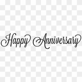Happy Anniversary Aniversary Cards, Wedding Aniversary, - Anniversary Clip Art Black And White, HD Png Download