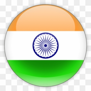 Flags - India Flag Circle Png, Transparent Png