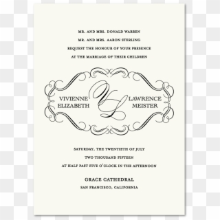 Wedding Invitation Sample Wording Invitations Free - Content For Christian Wedding Card, HD Png Download
