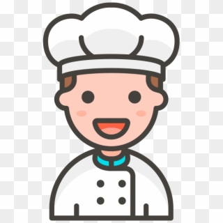 Chef Man Emoji - Emoji Cocinero Png, Transparent Png