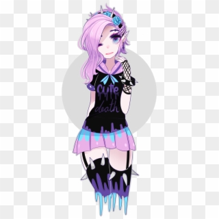 Anime Girl Clipart Goth Cute Emo Girl Anime Hd Png Download 700x10 Pngfind