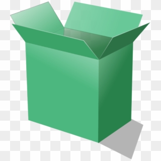 Cardboard Box Clipart - Open Cardboard Box, HD Png Download