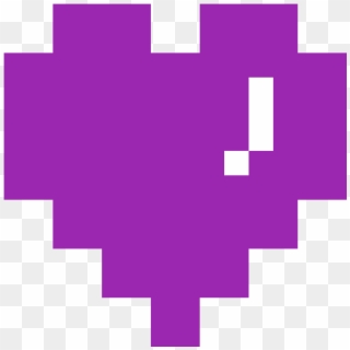 Purple Heart - Minecraft Herz Transparent, HD Png Download
