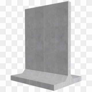 Quick And Easy To Install, Precast Concrete Retaining - Headstone, HD Png Download