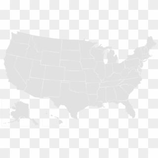 [vectormaps] The United States Of America - Clear Us Map, HD Png Download