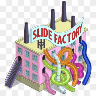 Slide Factory - Simpsons Slide Factory, HD Png Download