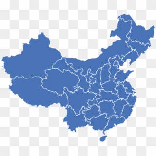 Branch-china - Transparent Png Map Of China, Png Download