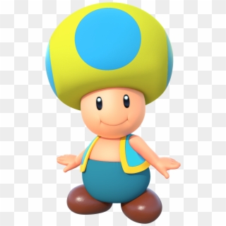 Toad Yellow Ice - Mario Yellow Toad Transparent, HD Png Download