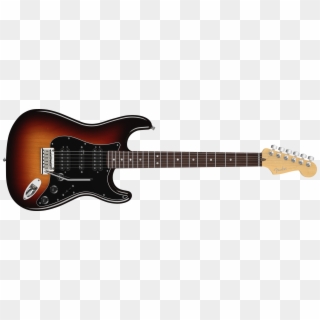 Guitar Clipart Black - Fender Stratocaster American Hss, HD Png Download