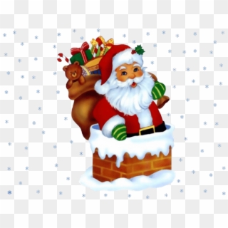 Free Png Transparent Santa Claus With Snowflakes Png - Poem For Santa Claus, Png Download