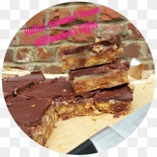 Salted Caramel Pecan Millionaire's Tiffin - Chocolate, HD Png Download