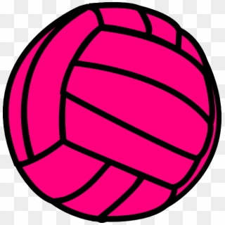 Cricket Ball Clipart Pink - Volleyball And Soccer Ball, HD Png Download