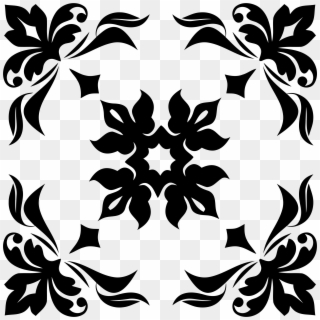 This Free Icons Png Design Of Floral Flourish Tile, Transparent Png