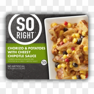 Chorizo & Potatoes With Cheesy Chipotle Sauce - Chicken As Food, HD Png Download