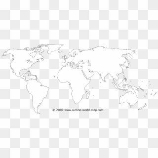 Link To The Big World Map B2a - White World Map Png, Transparent Png