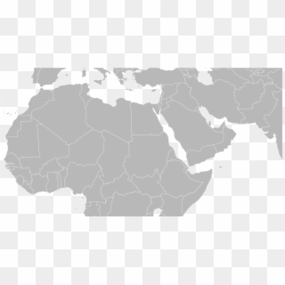File Blankmap Svg Wikimedia - Middle East And Africa Map Vector, HD Png Download