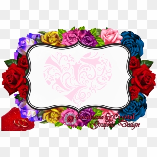 Custom Borders Created For Her - Wedding Border Design Flower, HD Png Download