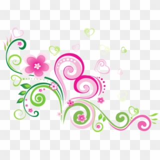 Free Png Download Transparent Pink And Green Decoration - Transparent Png Line Decoration, Png Download