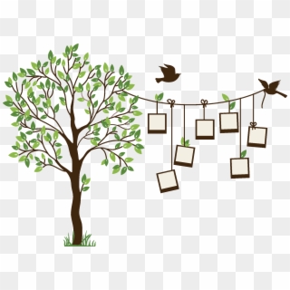 Family Tree Png Background Image - Tree Wall Painting Simple, Transparent Png