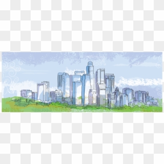 1400 X 530 4 - Skyline, HD Png Download