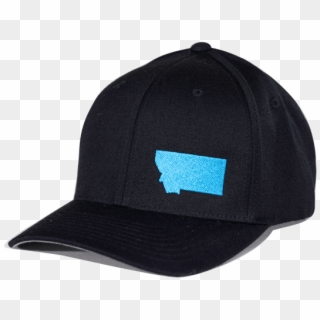 Aspinwall Flex Fit State Hat Black Flame Blue 2 - Baseball Cap, HD Png Download