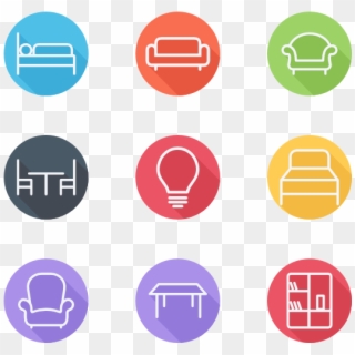 Home Appliances And Furniture - Home Furniture Icon Png, Transparent Png